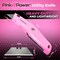 Pink Power Pink Box Cutter Retractable, Pink Utility Knife for Carpet, Box Cutter Knife Heavy Duty with 3 Blades and Storage Compartment - Box Opener Pocket Utility Pink Knife Tools for Women - 5 Pack